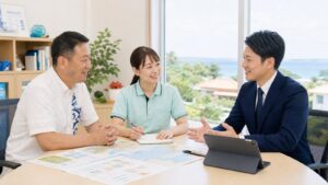 沖縄の訪問介護M&Aで人員基準・加算・離島対応を相談する介護事業者と専門家