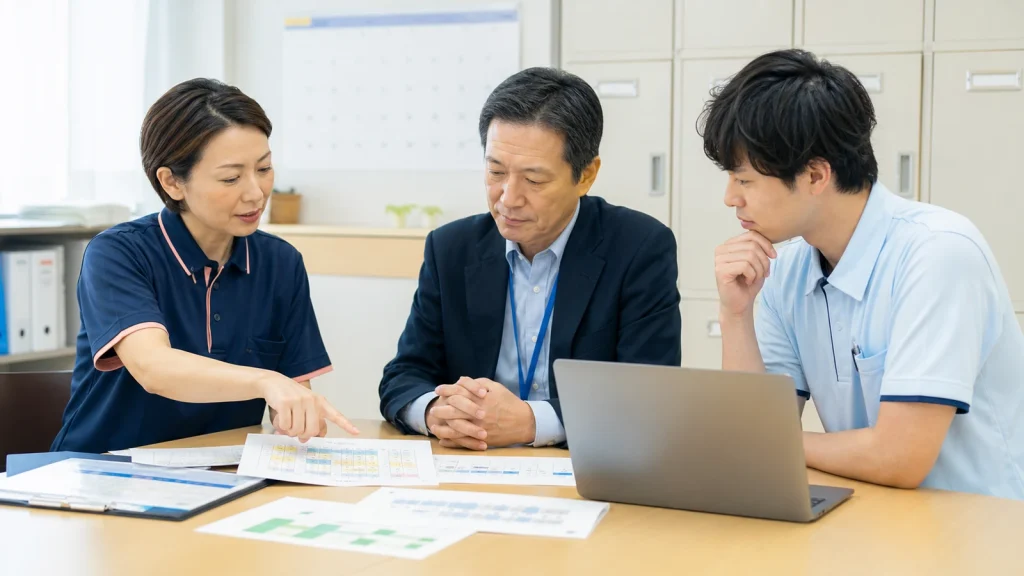 介護M&Aの労務デューデリジェンスで雇用契約・勤怠・給与・配置を照合するチーム